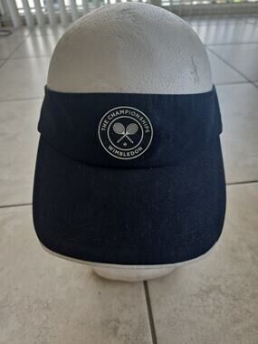 Wimbledon Tennis Championships Visor Adjustable Strap Logo